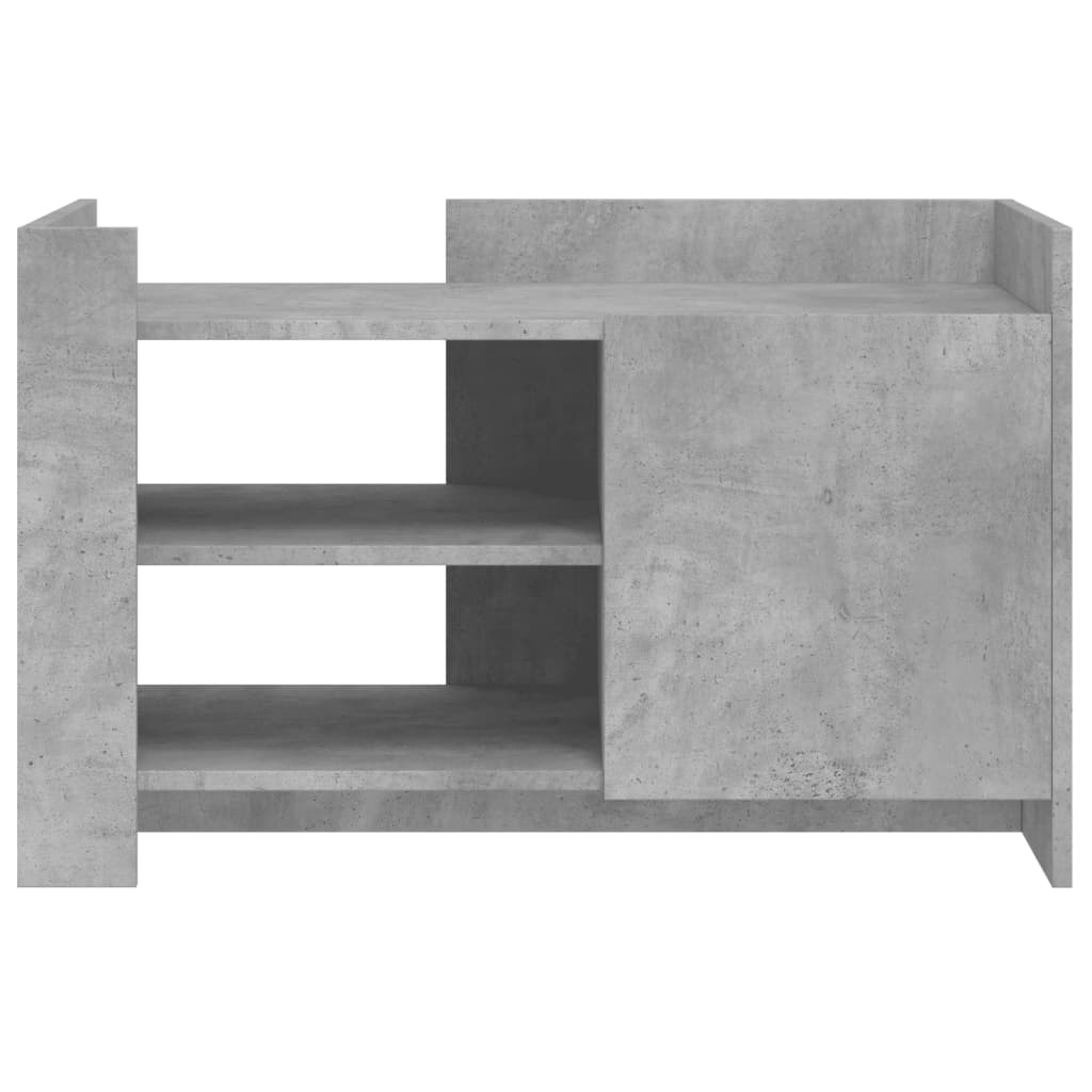 Mesa de centro 80x50x50 cm derivados de madeira cinza cimento