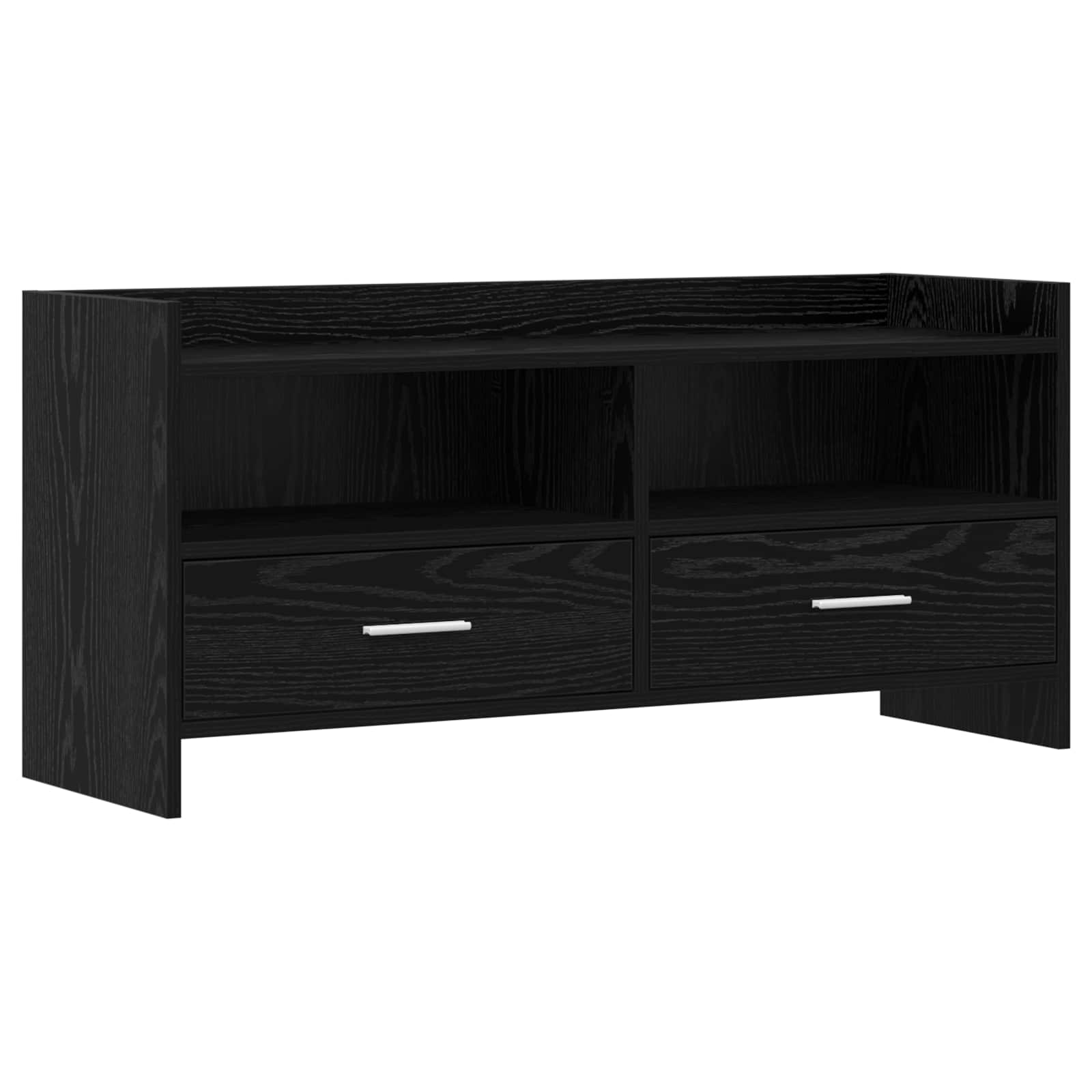 Gabinete para TV 100 x 33 x 47 cm carvalho preto