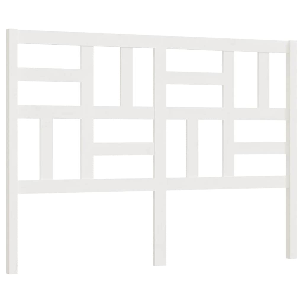 Cabeceira de cama 166x4x104 cm pinho maciço branco