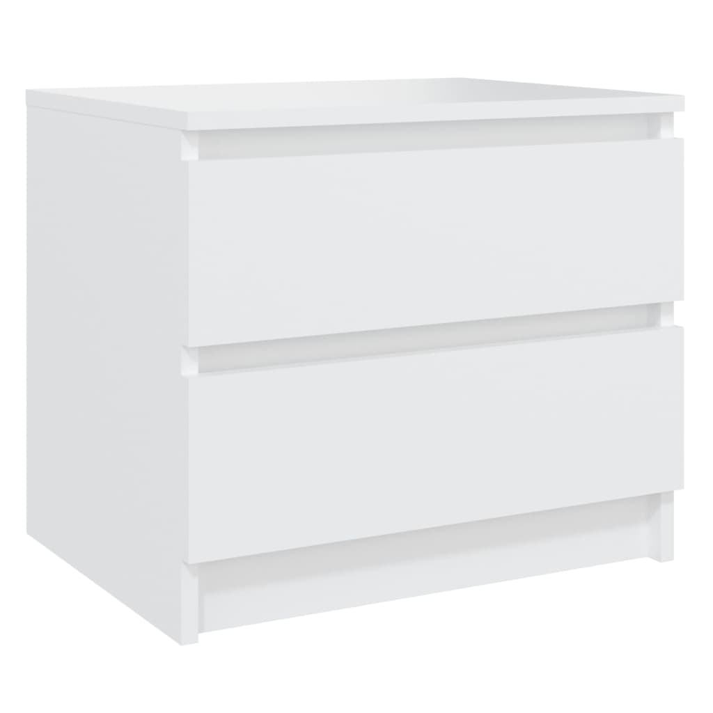 Mesa de cabeceira 50x39x43,5 cm derivados de madeira branco