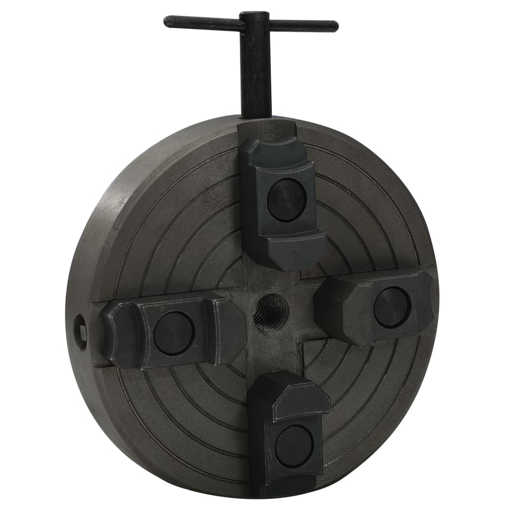Mandril p/ madeira 4 garras c/ conexão m18 aço 150x63 mm preto