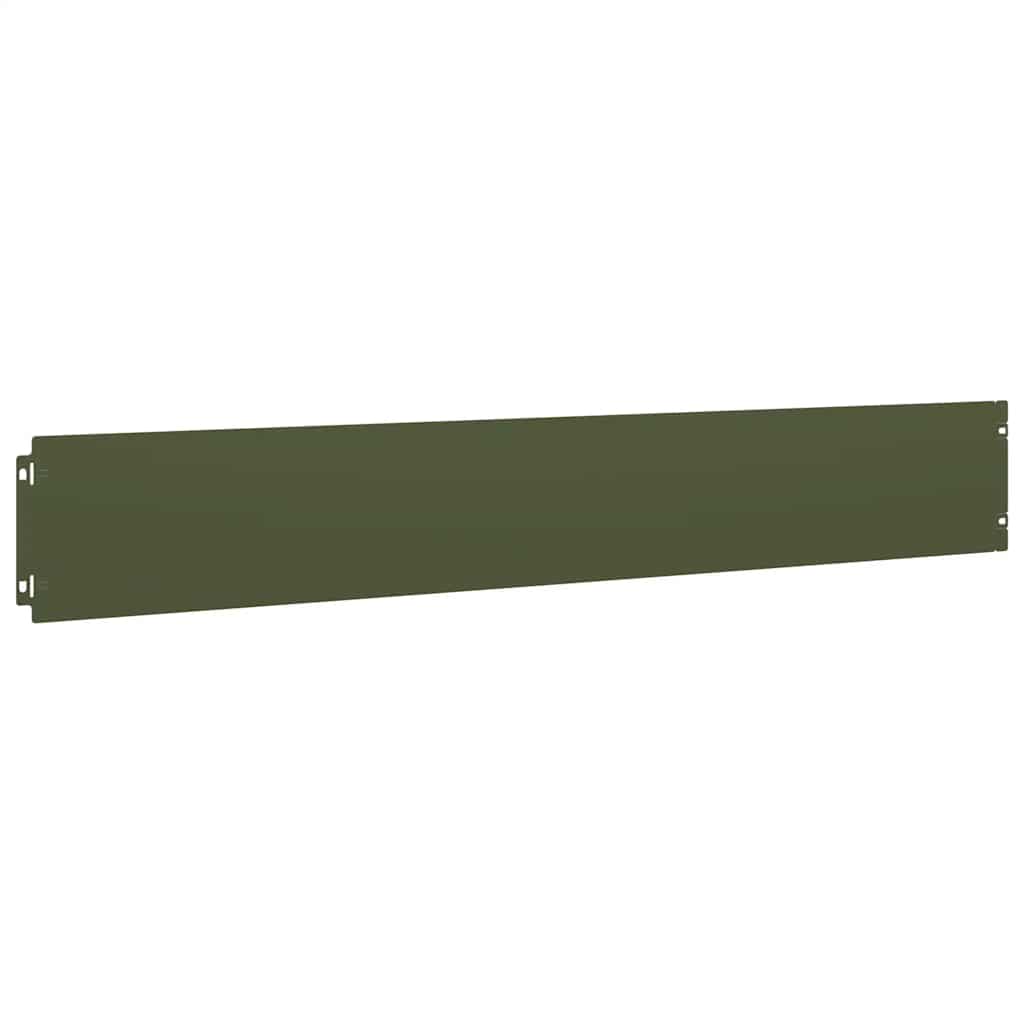 Orlas relva 10 pcs verde azeitona 15x103 cm aço laminado a frio