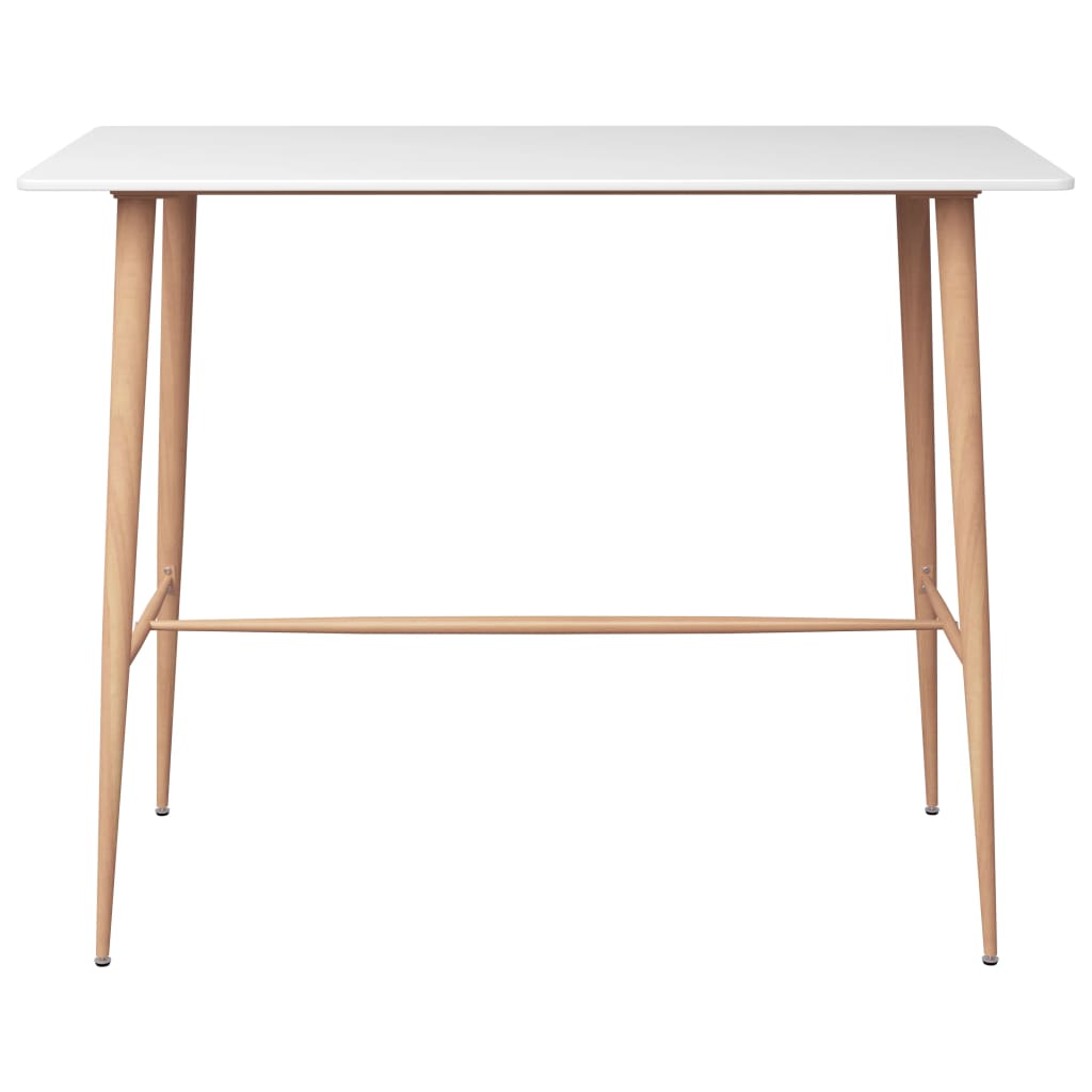7 Pcs conjunto de bar branco e preto