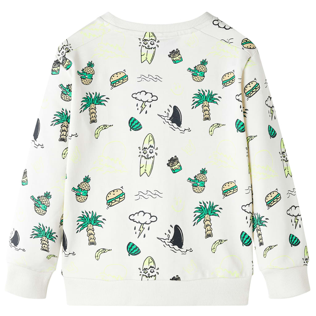 Sweatshirt para criança cor cru suave 140