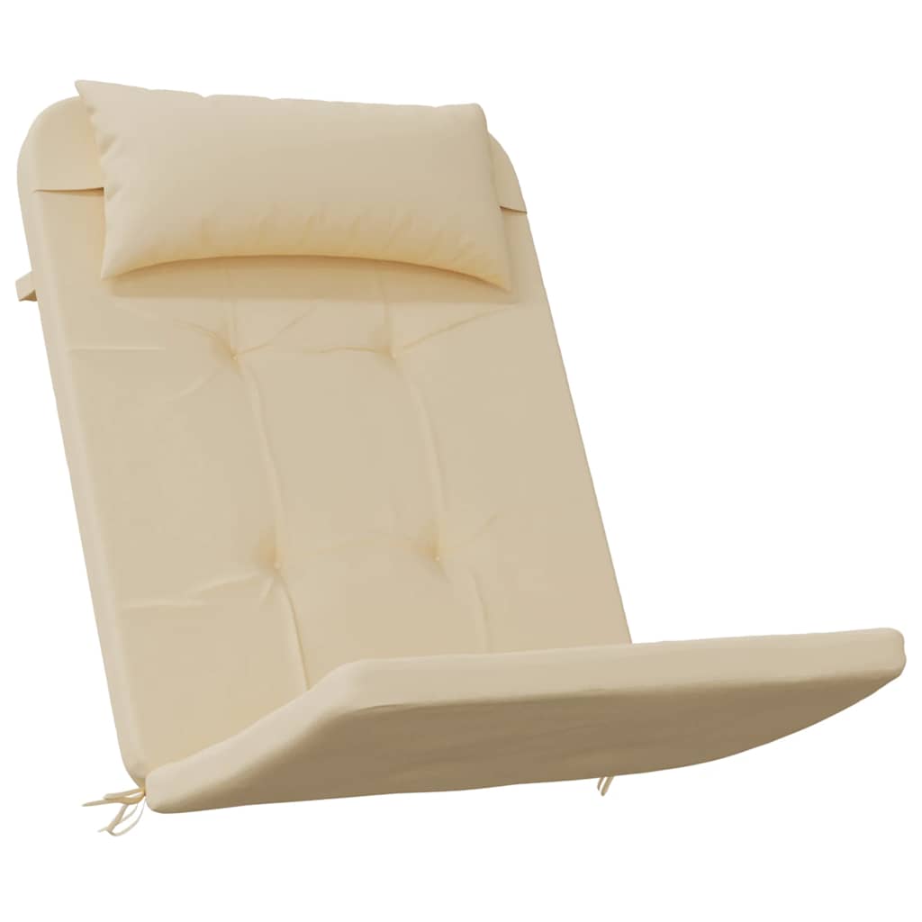 Almofadões p/ cadeira adirondack 2 pcs tecido oxford bege