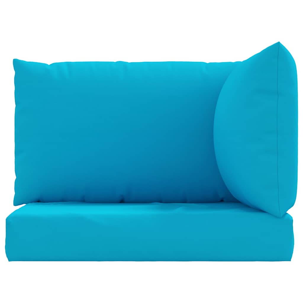 Almofadões para paletes 3 pcs tecido oxford azul-claro