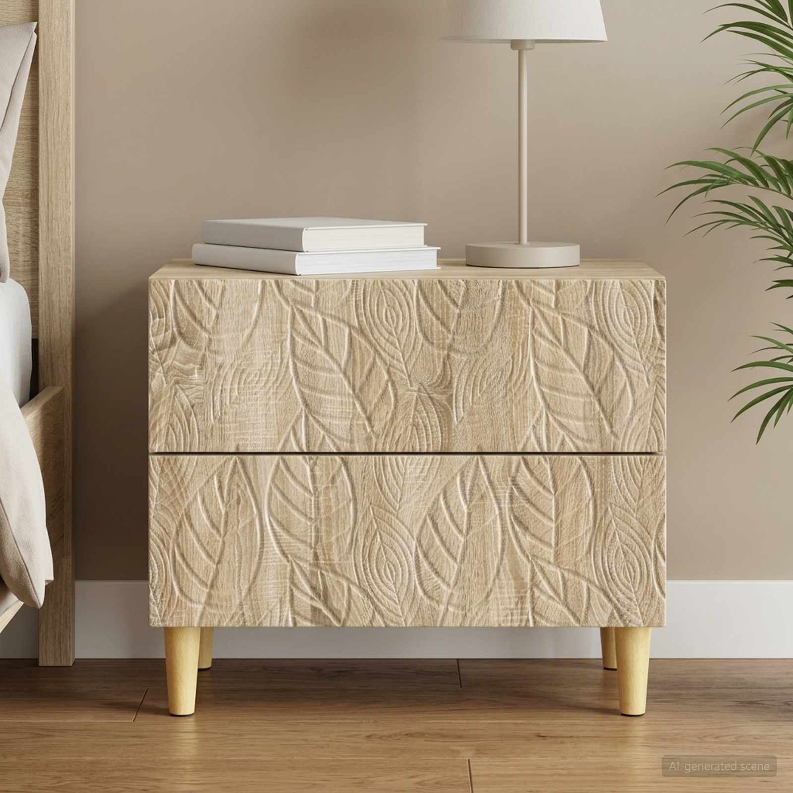 Mesa-de-cabeceira carvalho sonoma 62 x 34,5 x 48 cm