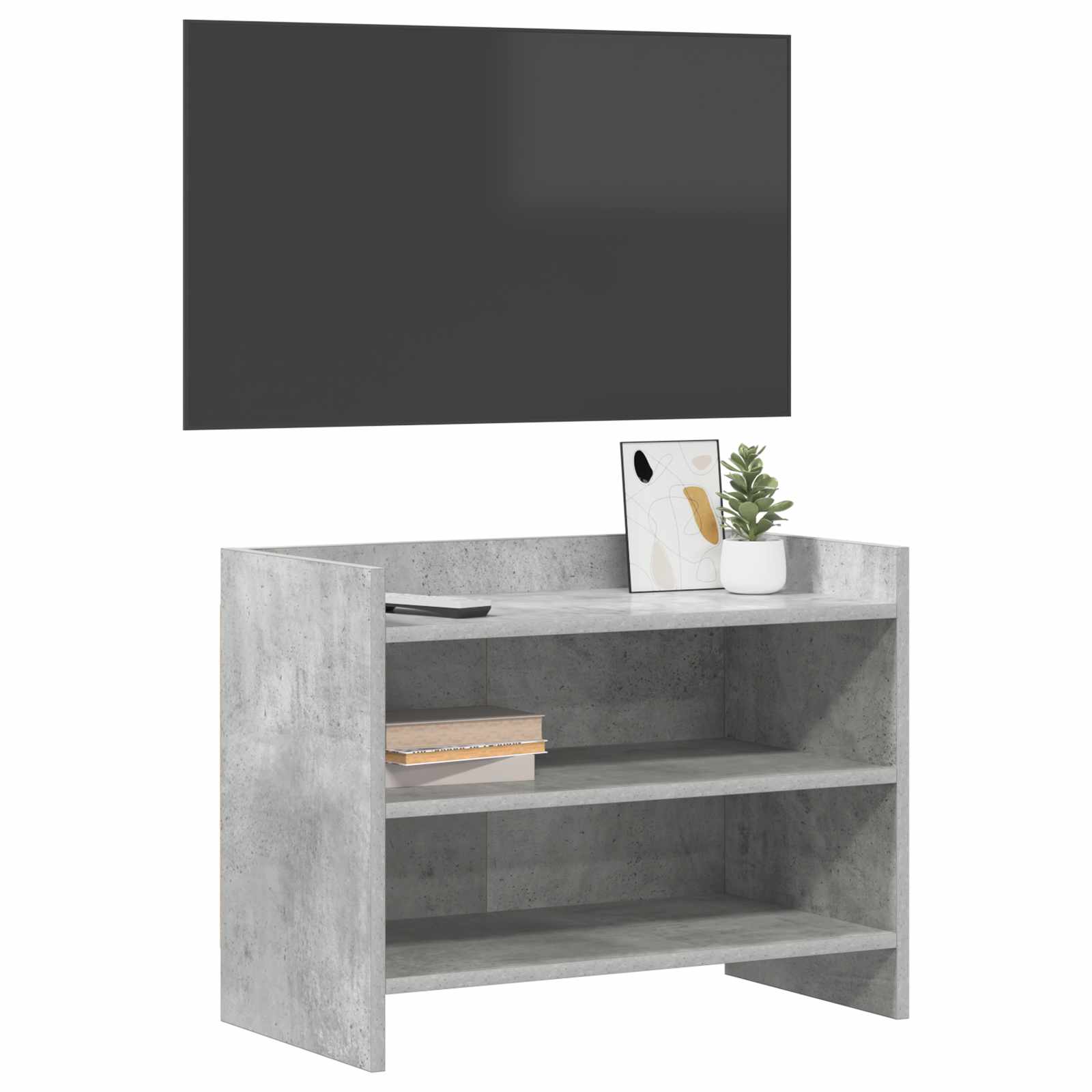 Gabinete para TV 60 x 33 x 47 cm cinzento cimento