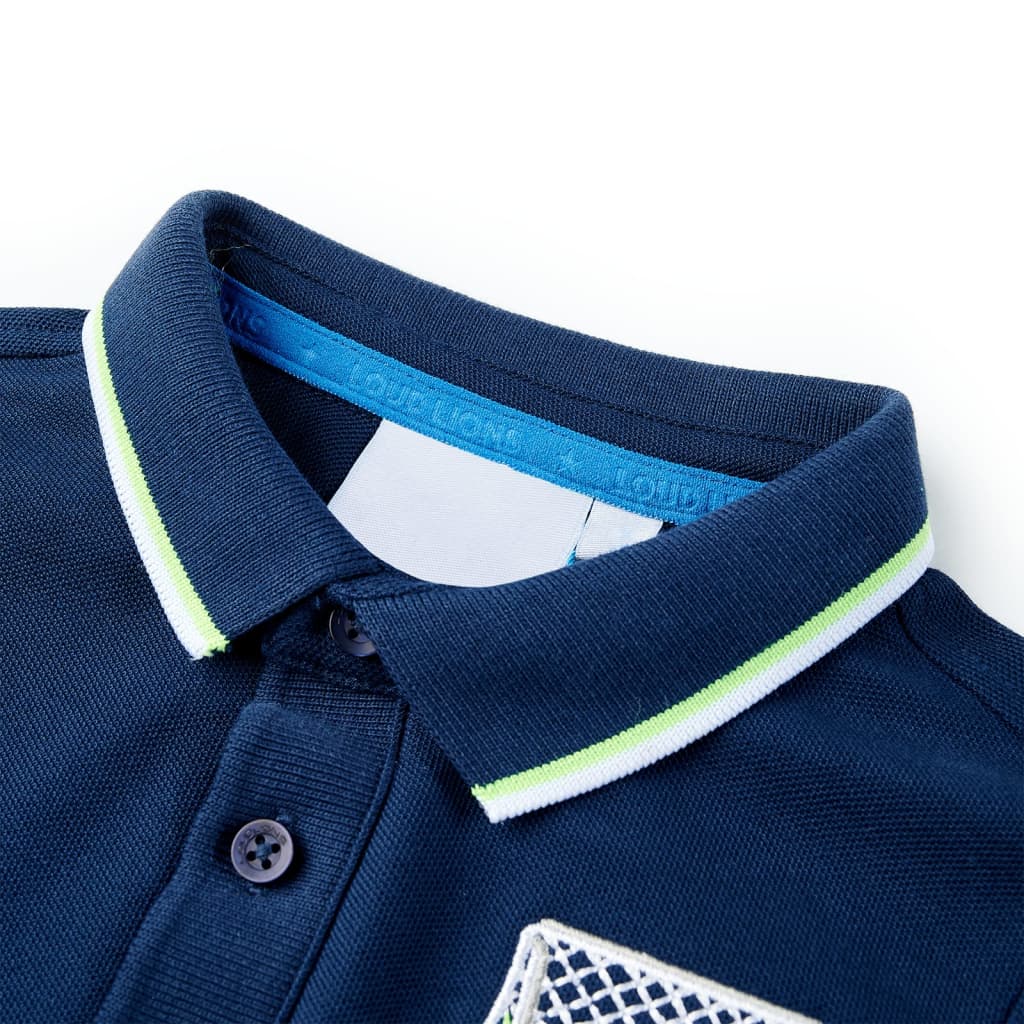 Polo para criança azul-marinho 116