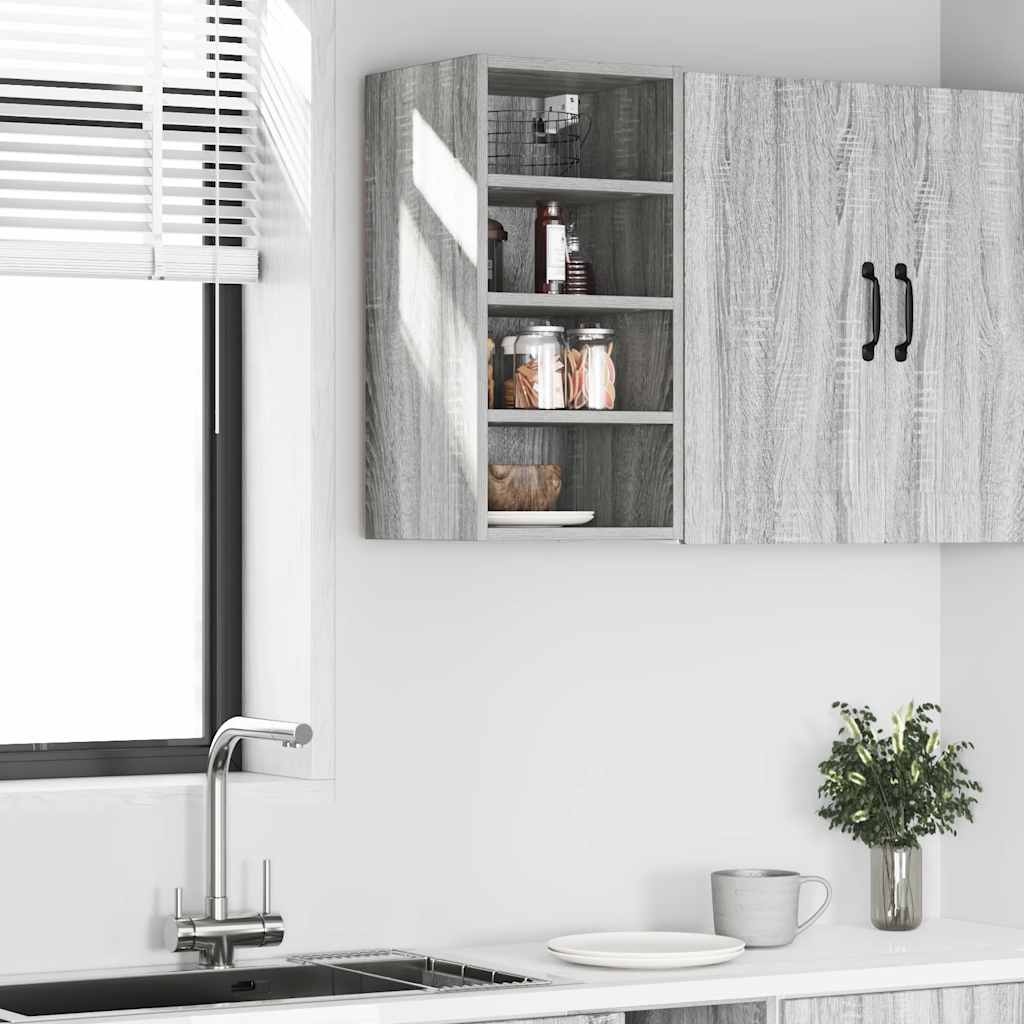 Armário suspenso “riga” 30x29,5x60cm cinzento sonoma