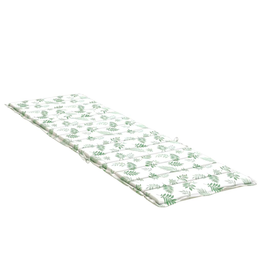 Almofadão p/ espreguiçadeira tecido oxford padrão folhas