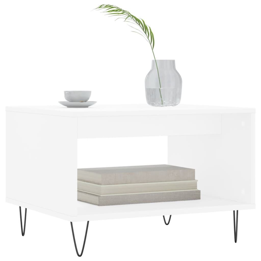 Mesa de centro 60x50x40 cm derivados de madeira branco
