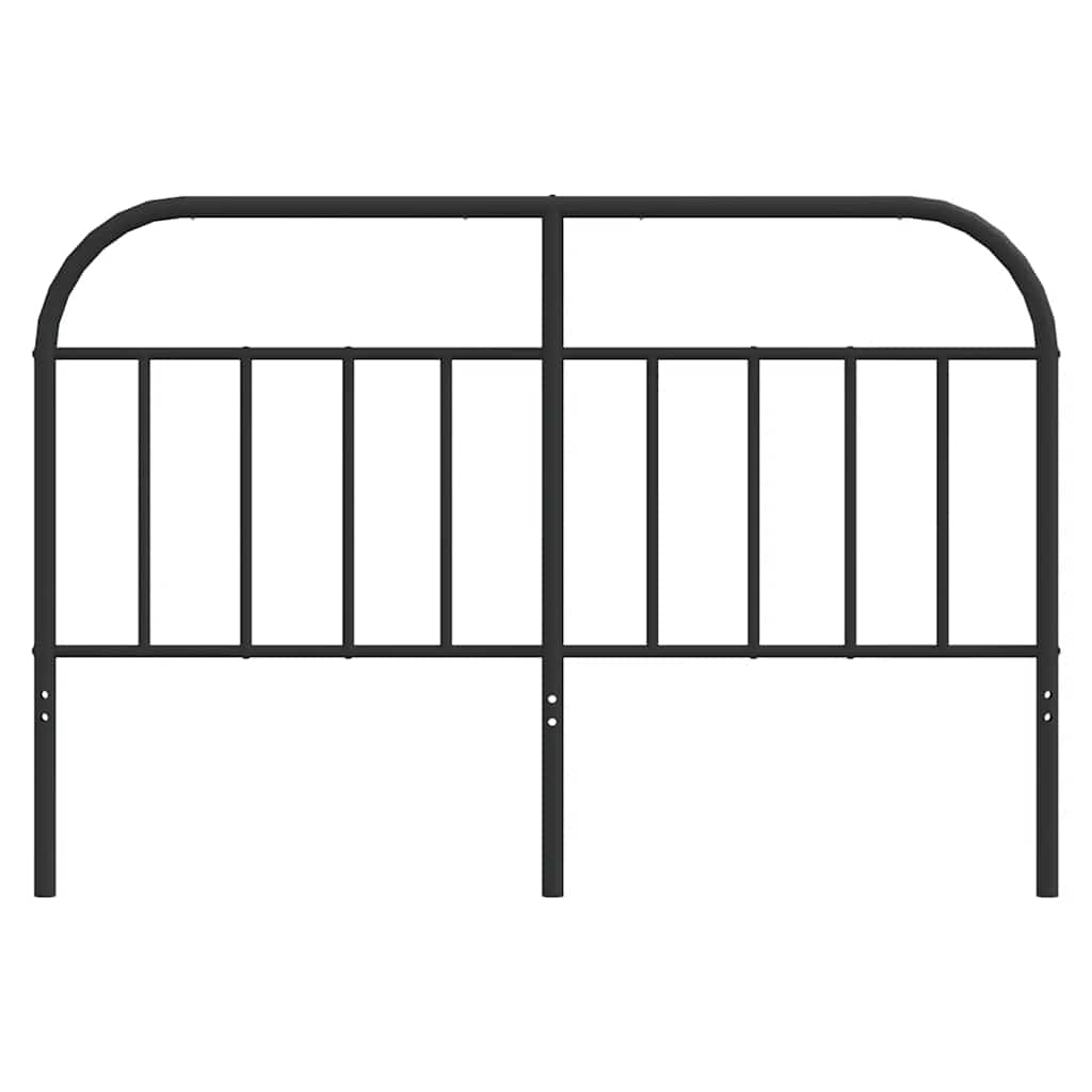 Cabeceira de substituição 150 cm metal preto