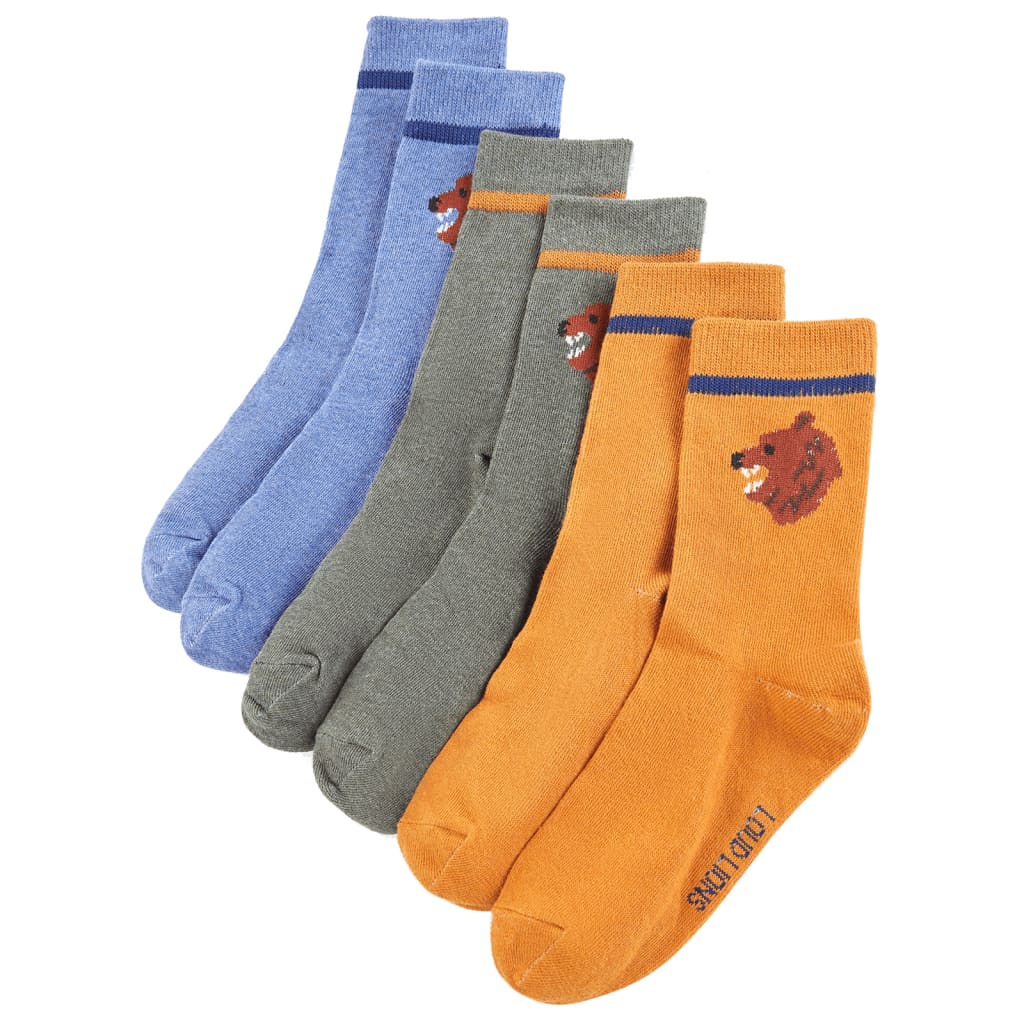 Meias para criança 5 pares ue 30-34