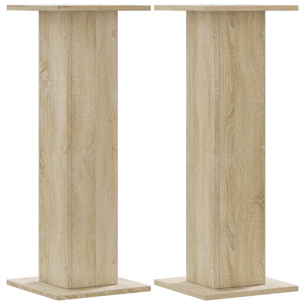 Suportes p/ plantas 2 pcs 30x30x80 cm derivados de madeira