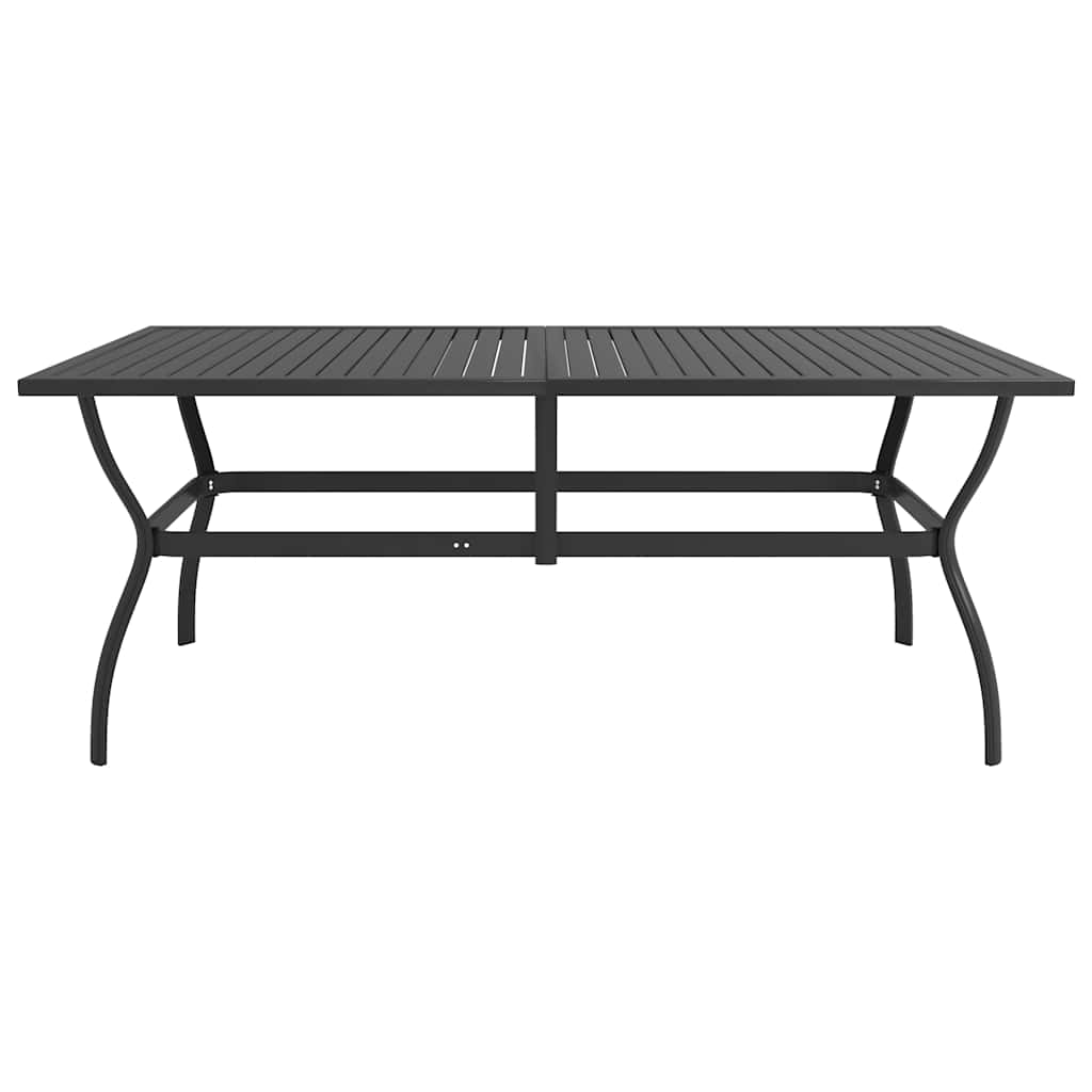 9 Pcs conjunto de jantar para jardim textilene e aço