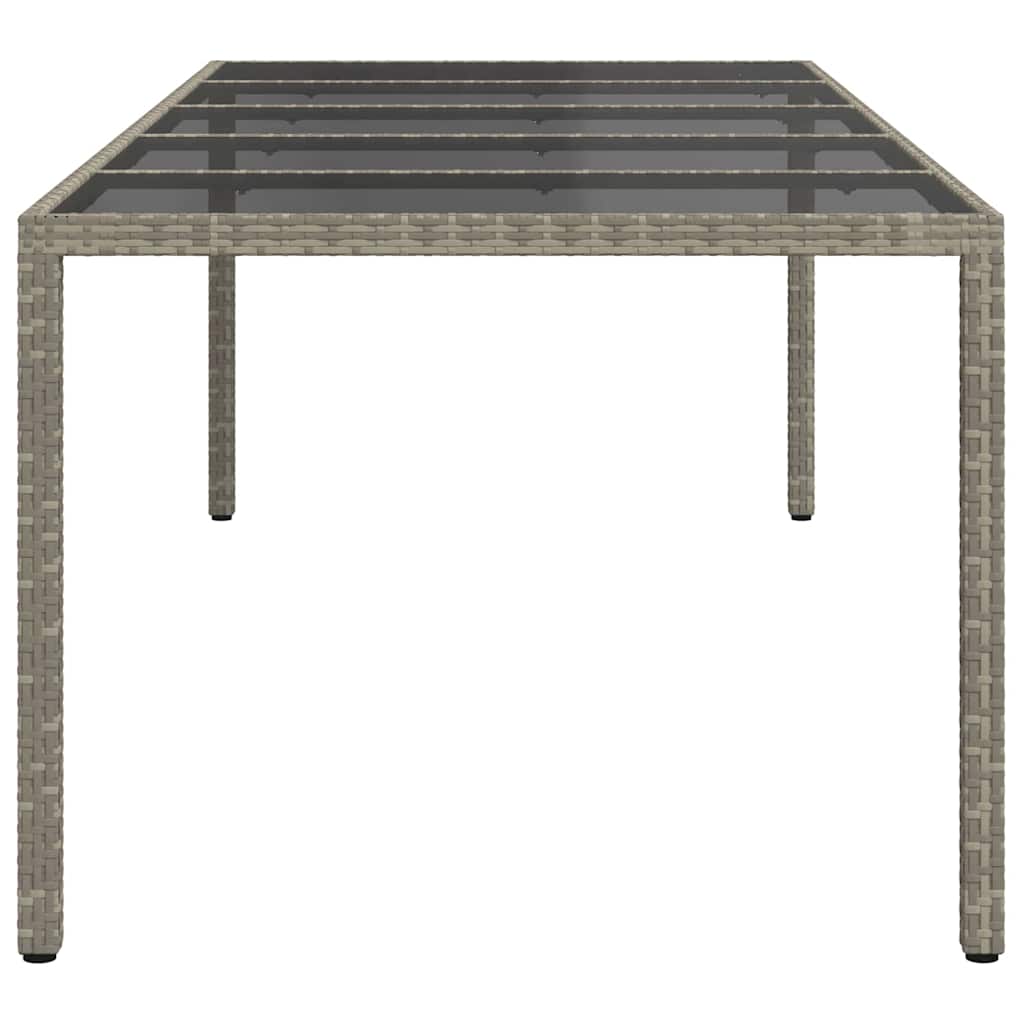Mesa de jardim cinzeto vime PE