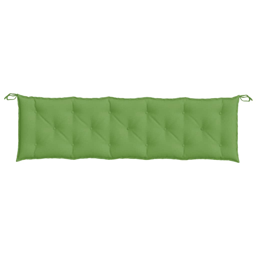 Almofadão p/ banco de jardim 180x50x7 cm mesclado tecido verde