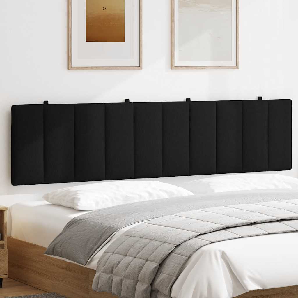 Almofadão de cabeceira hanko 200 cm tecido preto