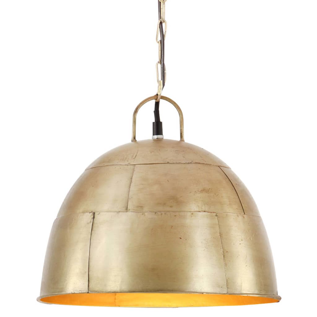 Candeeiro teto vintage indust. redondo 25 w 31 cm e27 bronze
