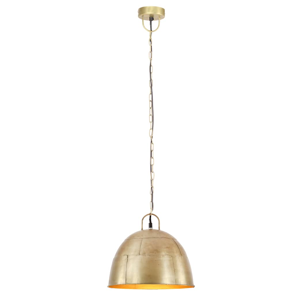 Candeeiro teto vintage indust. redondo 25 w 31 cm e27 bronze
