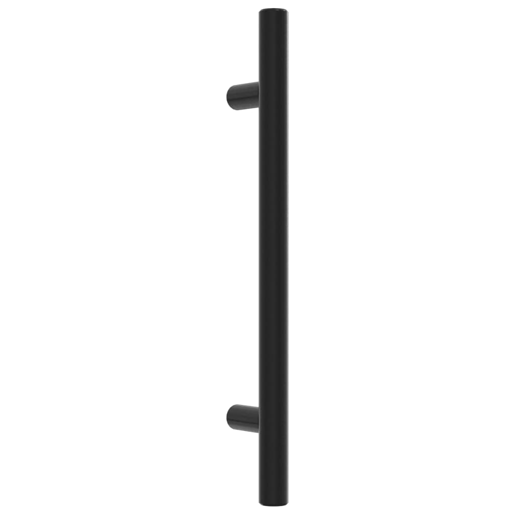 Puxadores para móveis 20 pcs 128 mm aço inoxidável preto