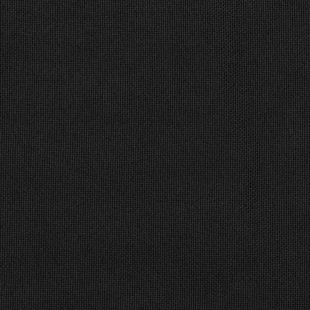 Cortinas opacas aspeto linho com ganchos 2 pcs 140x175 cm preto