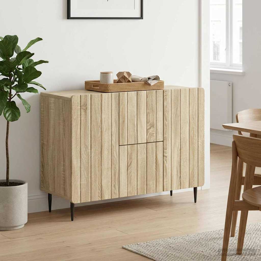 Buffet carvalho sonoma 89 x 34,5 x 62 cm derivados de madeira