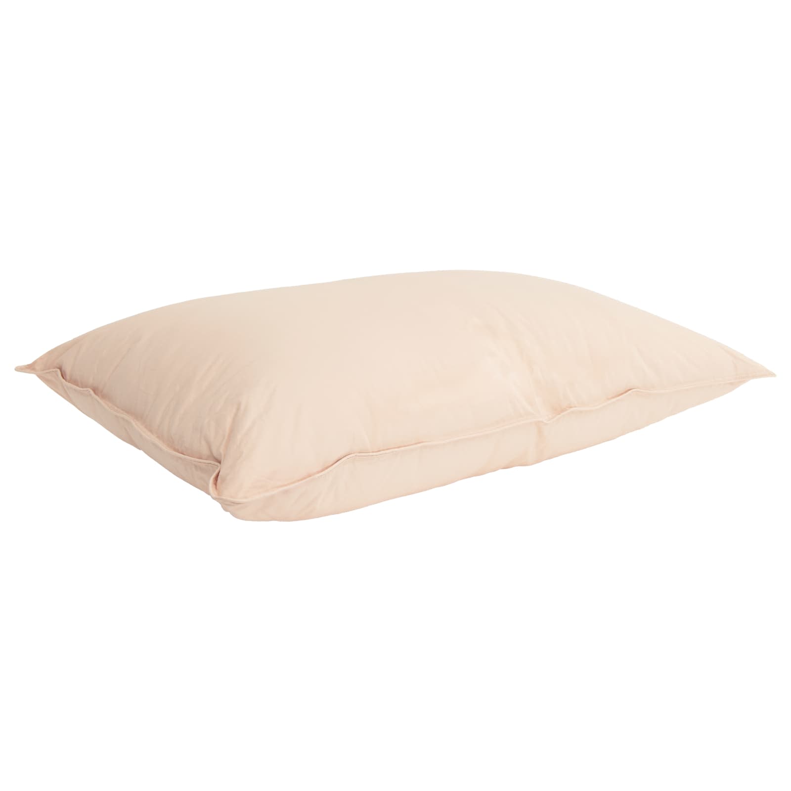 Almofada bege 40 x 80 cm fibra de kapok