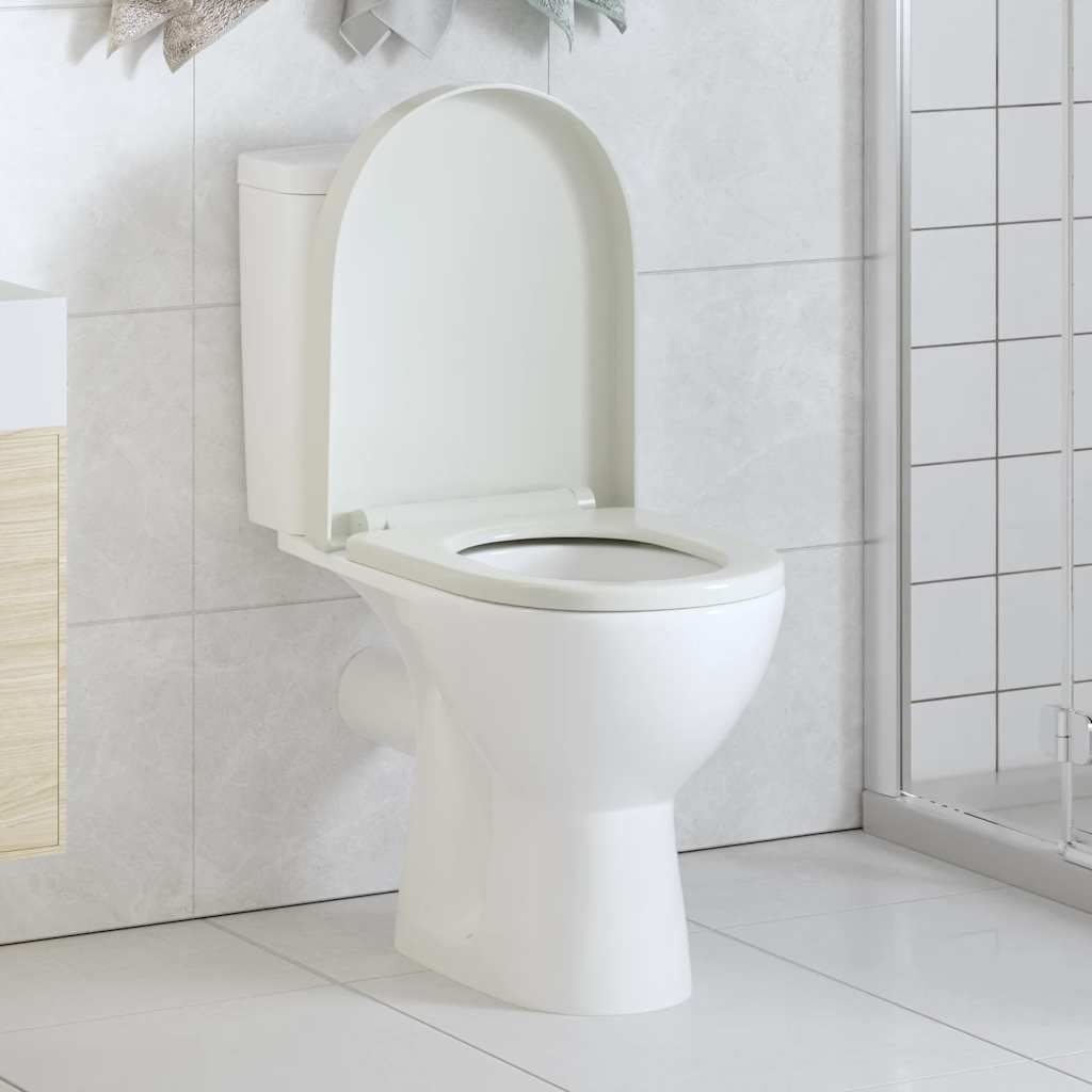 Tampo sanita fecho suave design remoção rápida quadrado branco