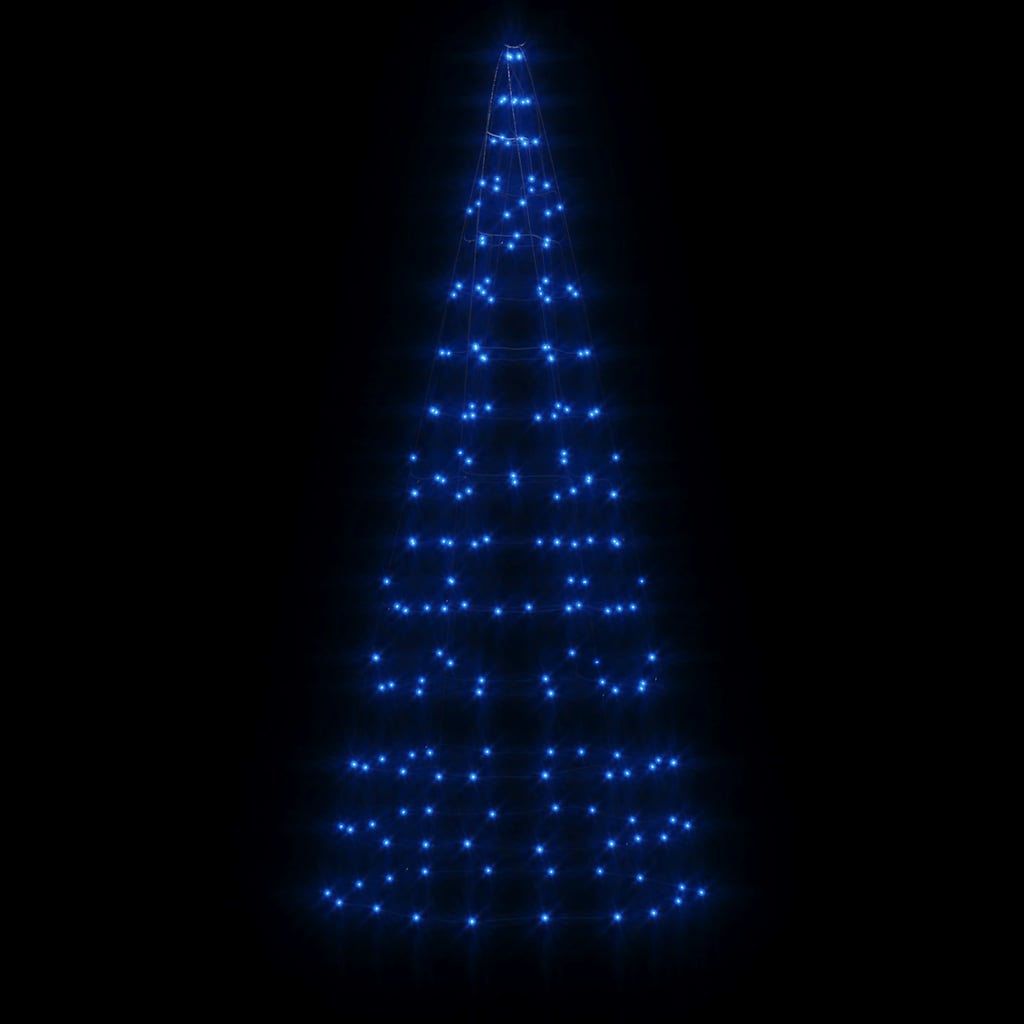 LED árvore de natal 200 leds azul 180 cm