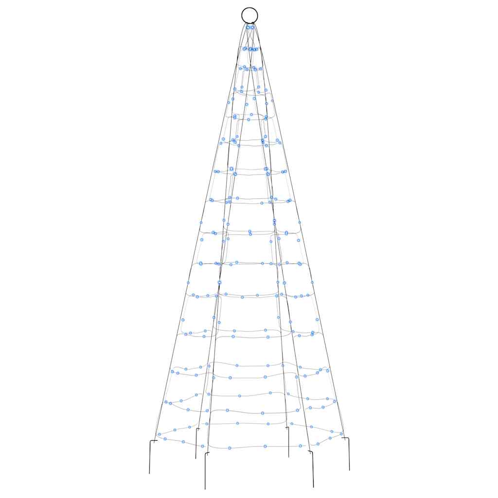 LED árvore de natal 200 leds azul 180 cm