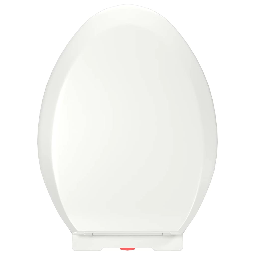 Tampo de sanita fecho suave com design remoção rápida branco