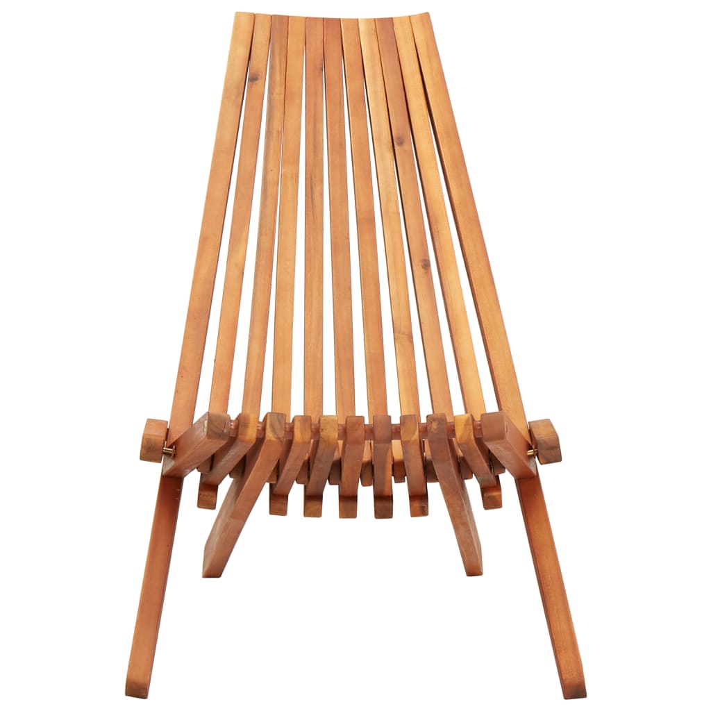 Cadeiras lounge de exterior dobráveis 2 pcs acácia maciça