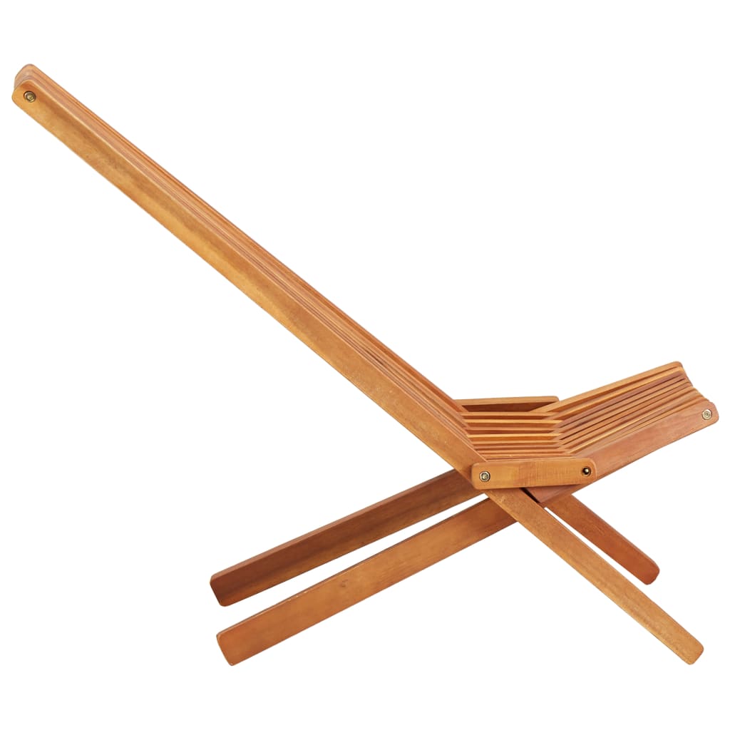 Cadeiras lounge de exterior dobráveis 2 pcs acácia maciça