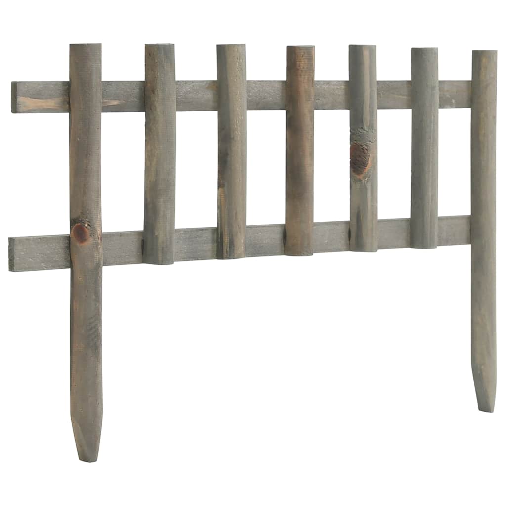 Bordas de relvado 10 pcs 4,4 m abeto