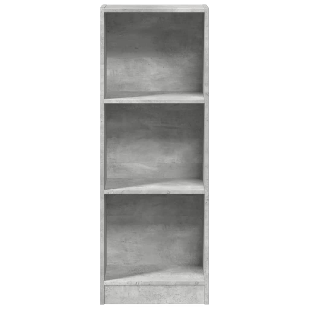 Estante 40x24x109 cm derivados de madeira cinzento cimento