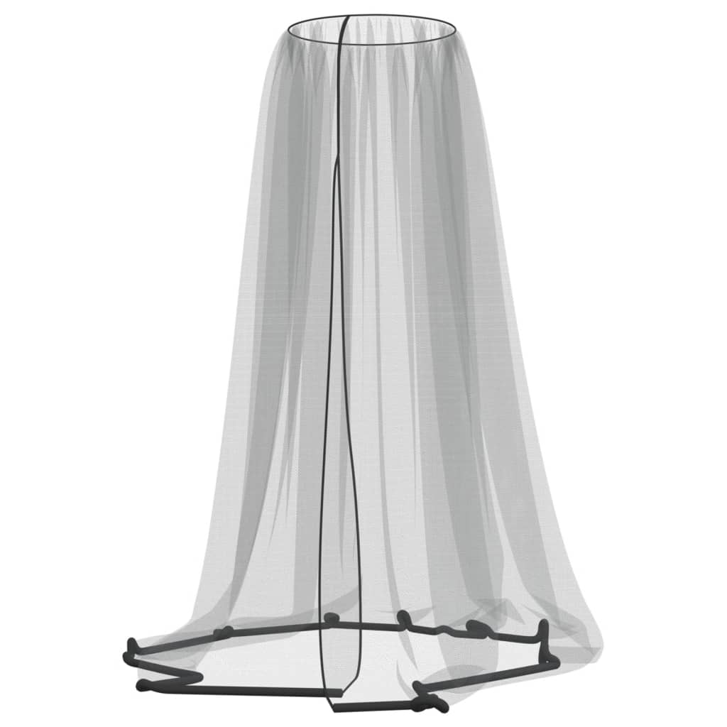 Rede mosquiteira para guarda-sol malha 220 φ300x230 cm preto
