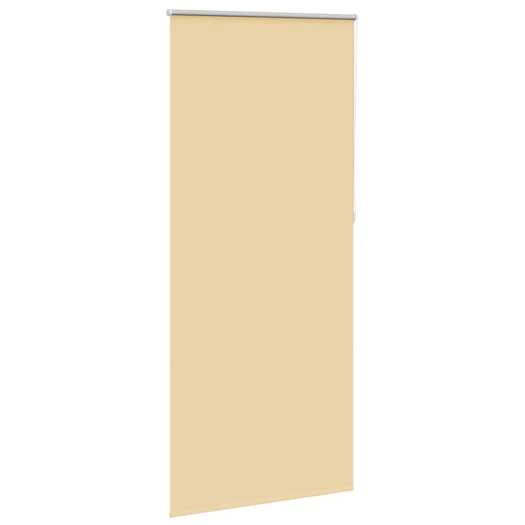 Cortina de rolo blackout, 104,4 x 230 cm, largura do tecido 100 cm, bege