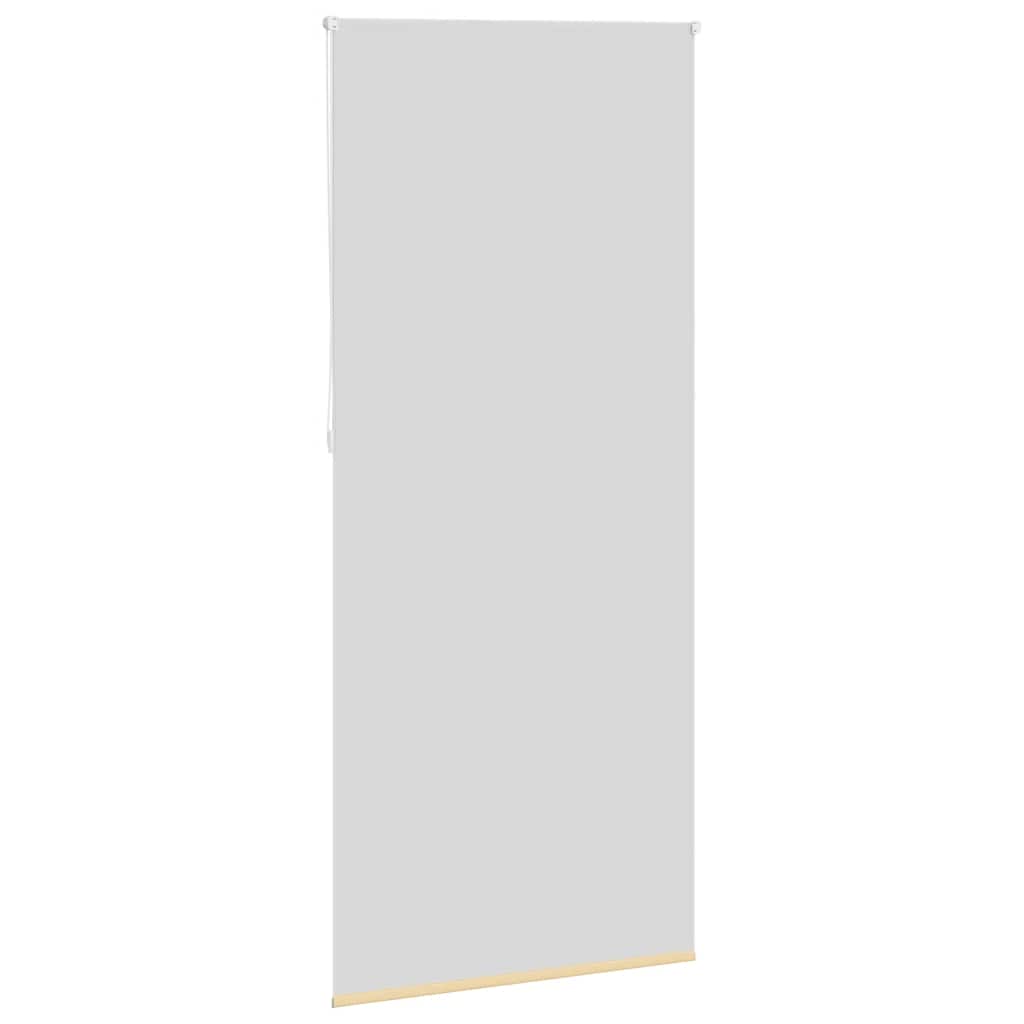 Cortina de rolo blackout, 104,4 x 230 cm, largura do tecido 100 cm, bege