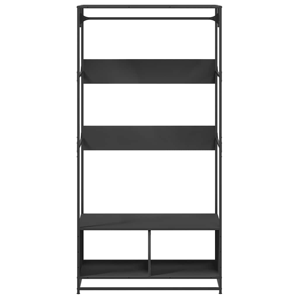 Roupeiro 90x50x180 cm derivados de madeira preto