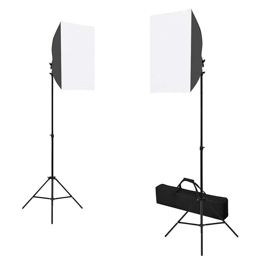 Kit estúdio fotográfico com softbox iluminação/fundo/refletor