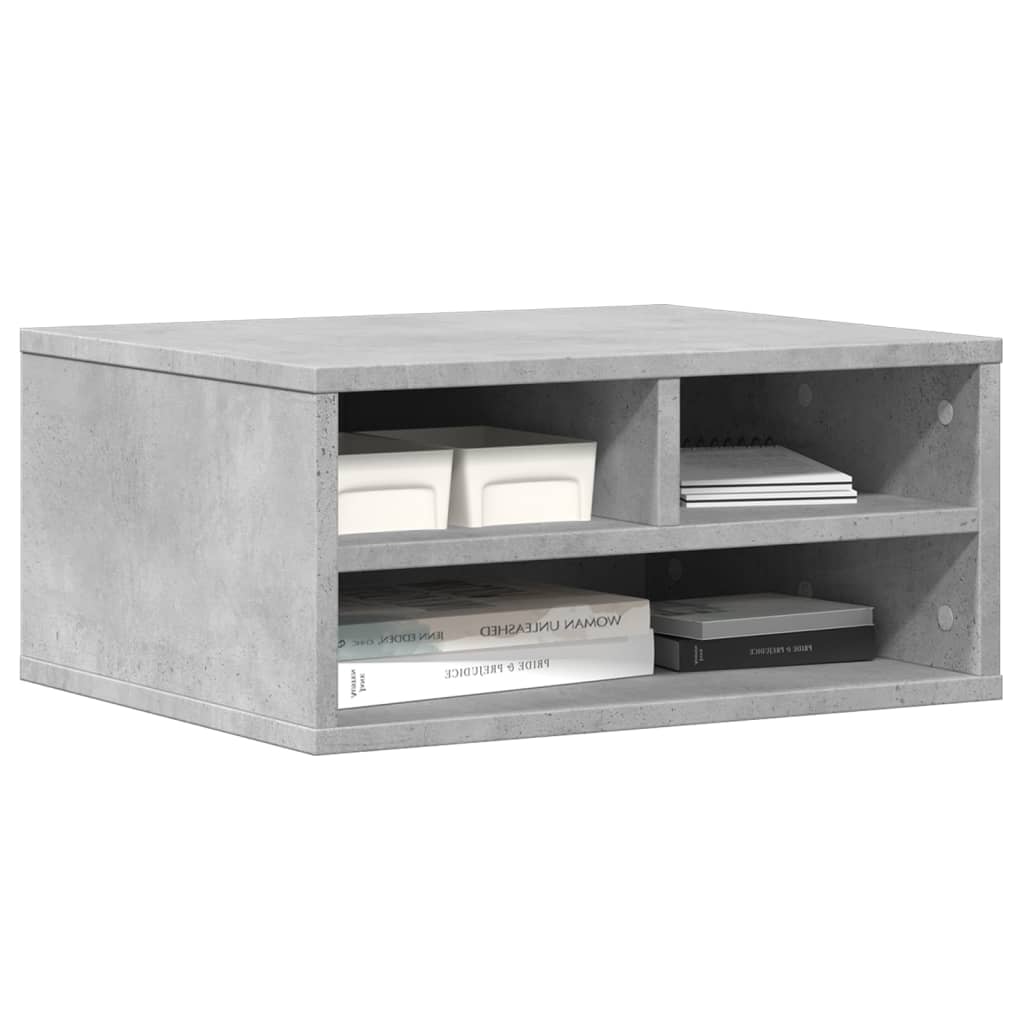 Suporte de impressora 49x40x22,5 cm derivados de madeira branco