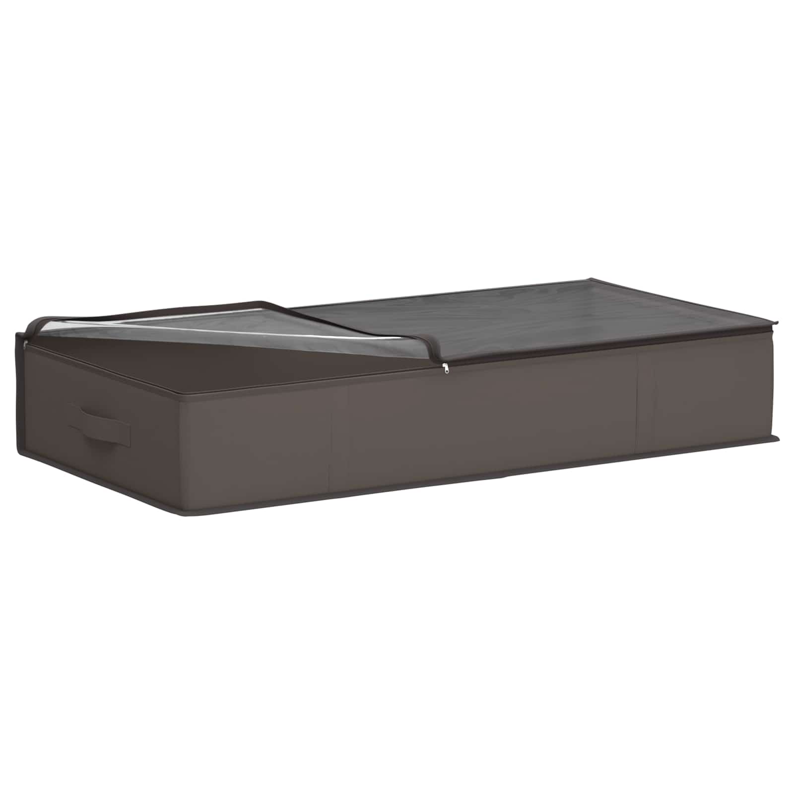 Caixa de armazenamento com janela superior transparente 6 unid.