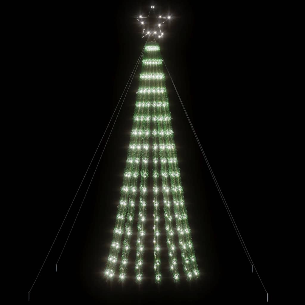 LED árvore de natal 275 leds branco frio 180 cm
