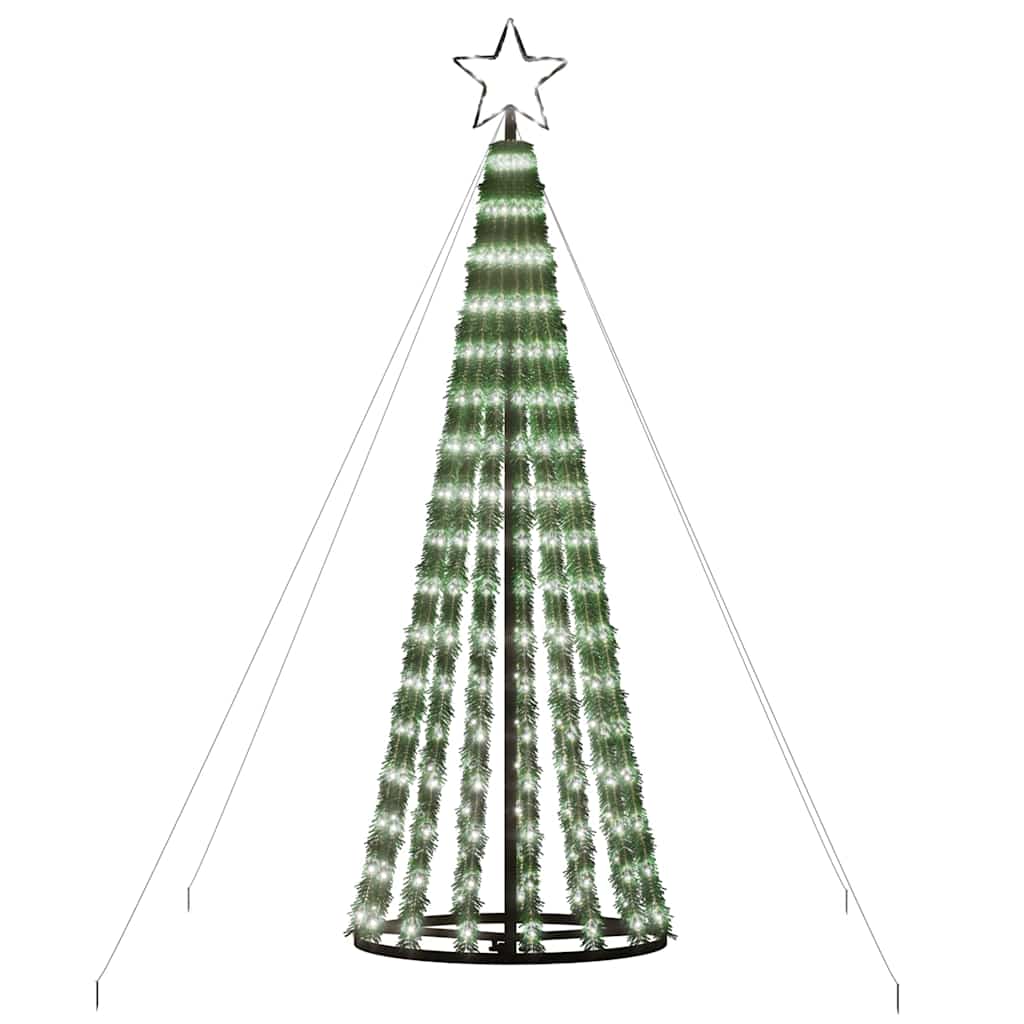 LED árvore de natal 275 leds branco frio 180 cm