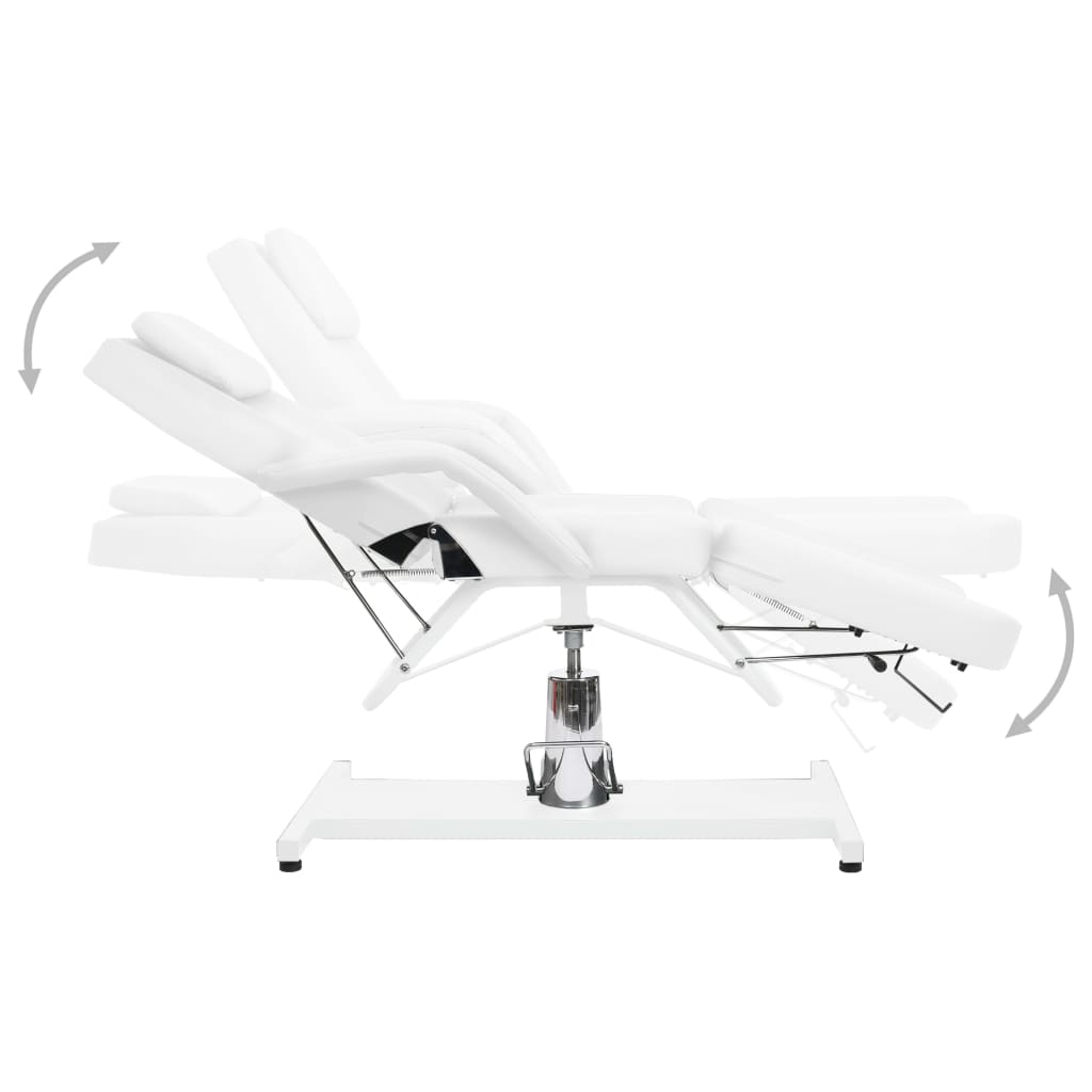 Mesa de massagens 180x62x (87-112) cm branco