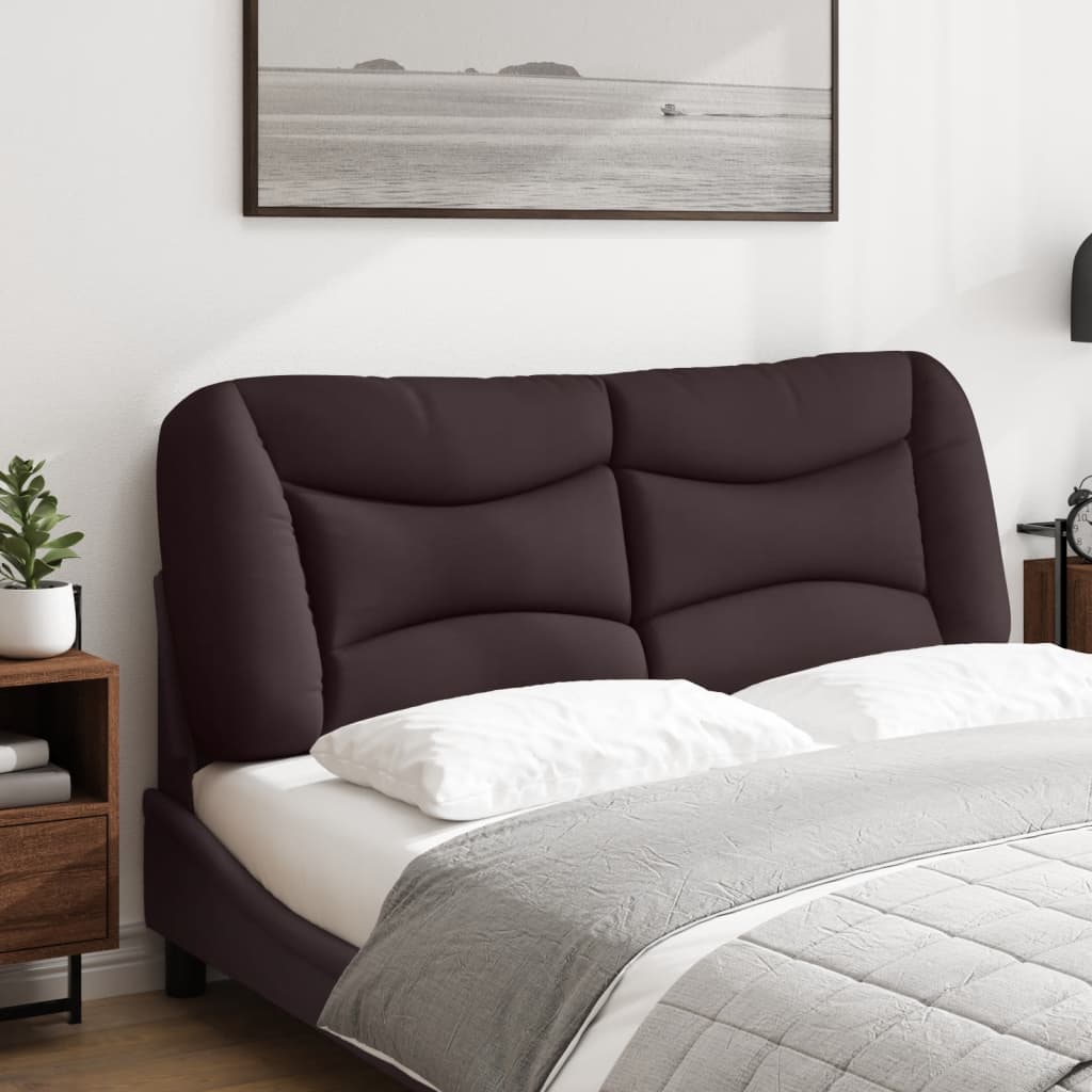 Almofadão de cabeceira hvar 140 cm tecido castanho-escuro