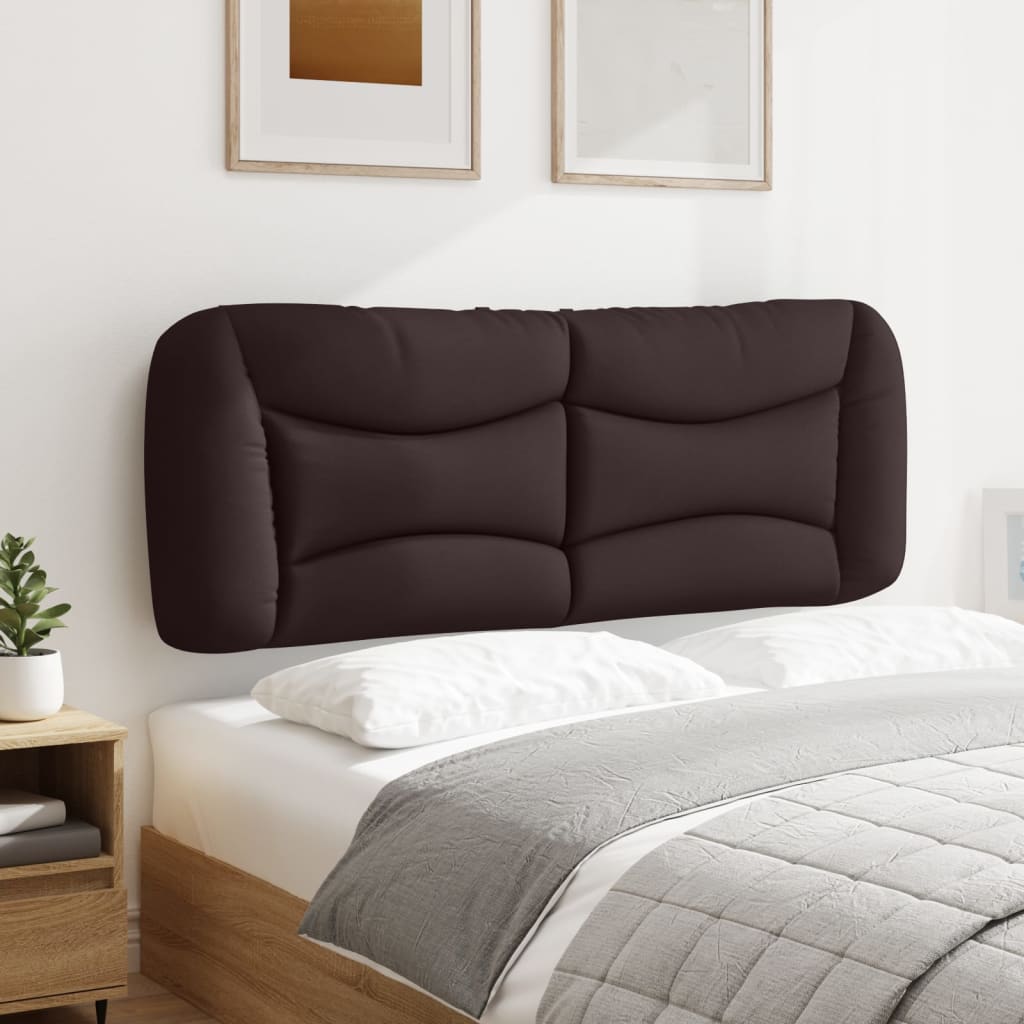 Almofadão de cabeceira hvar 140 cm tecido castanho-escuro