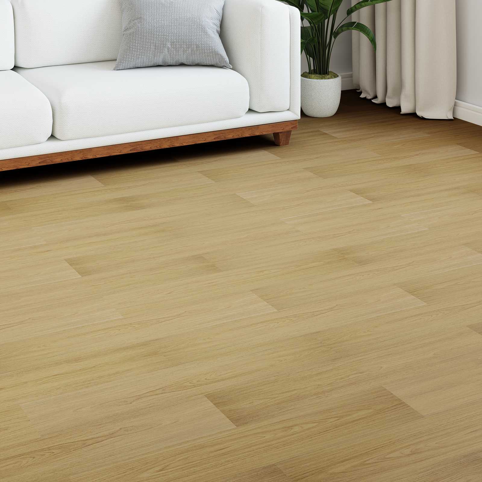 Piso laminado creme pálido 101 x 20 x 0,8 cm 15 unid.